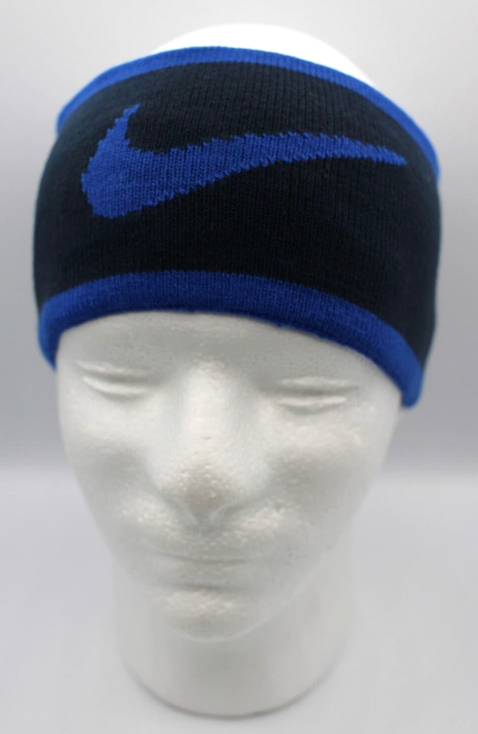 Nike Mens Seamless Knit Headband Reversible Game Royal/Obsidian