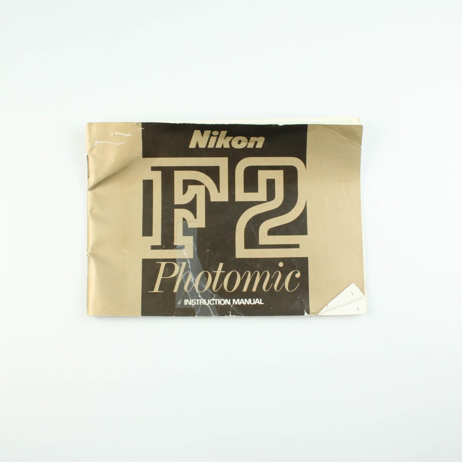 Nikon F2 Photomic Manual - Camera Instruction Manual - Vintage Booklet