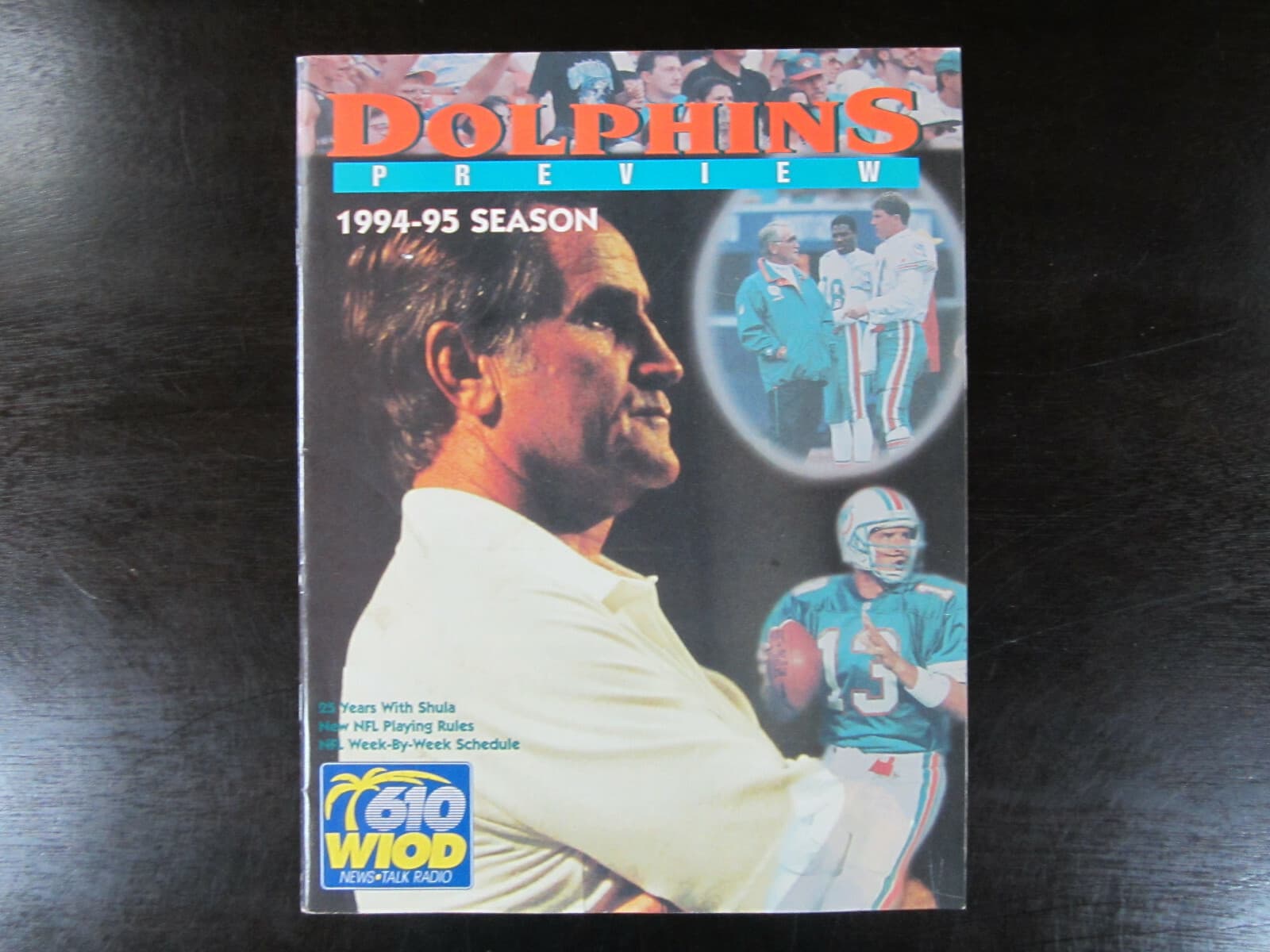 1994 Miami Dolphins Preview Magazine Don Shula Dan Marino
