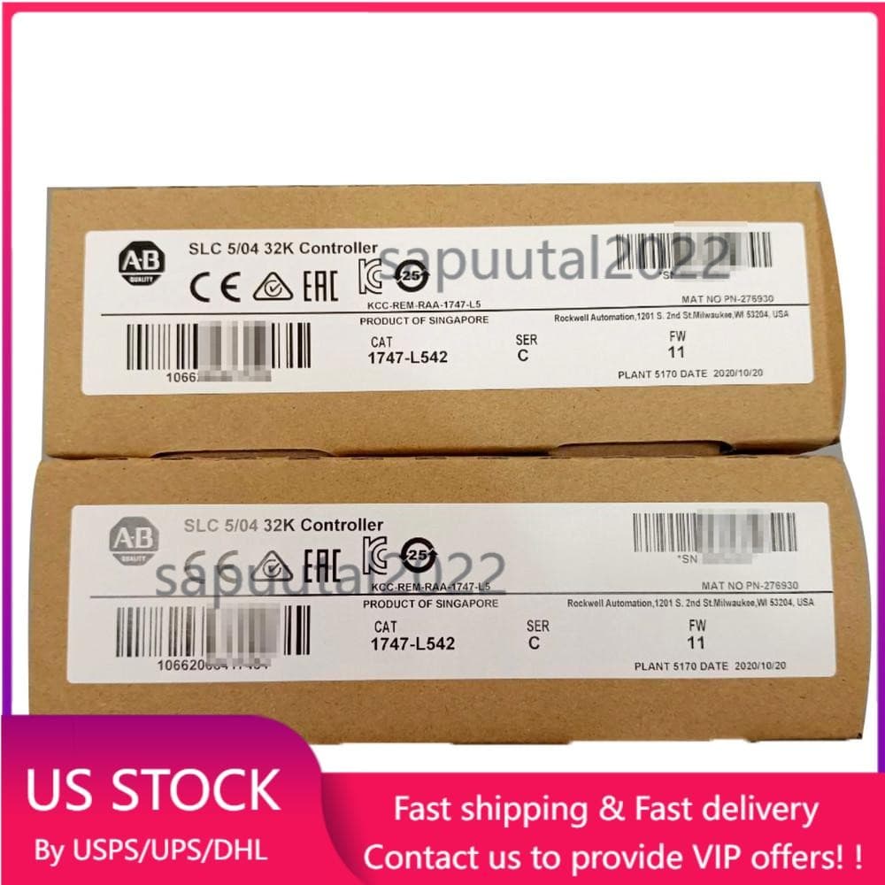 Allen Bradley 1747-L542 SER C SLC 500 5/04 CPU PROCESSOR UNIT AB 1747L542