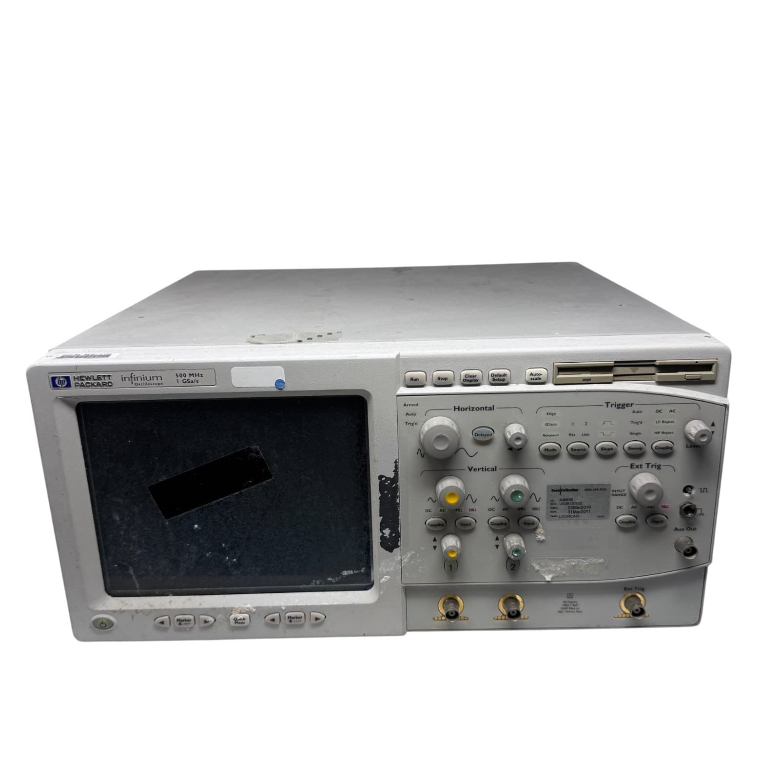 HP 54815A Infiniium 4-Channel 500 MHz 1 GSa/s Oscilloscope Used Screen Non Work