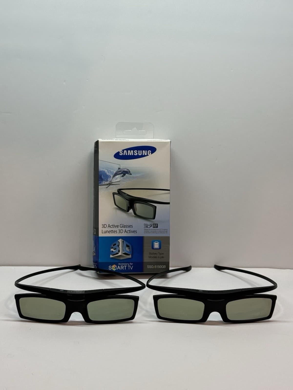 Samsung SSG-5150GB 3D Active Glasses 2 Pair, PARTS ONLY