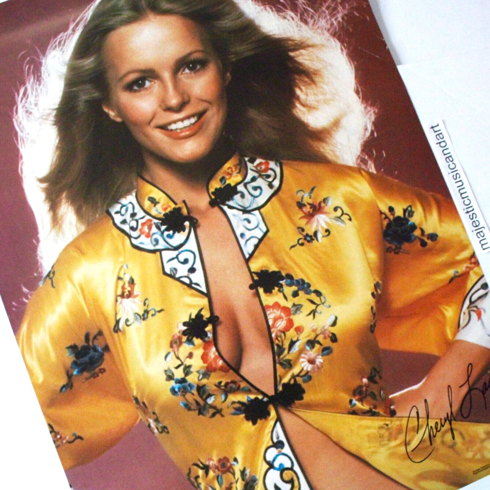 BEAUTIFUL 1977 ORIGINAL CHERYL LADD POSTER VINTAGE CHARLIE'S ANGELES