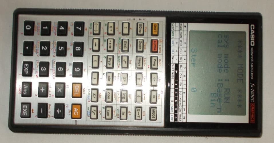 Vintage CASIO FX-7000G Scientific Calculator Works