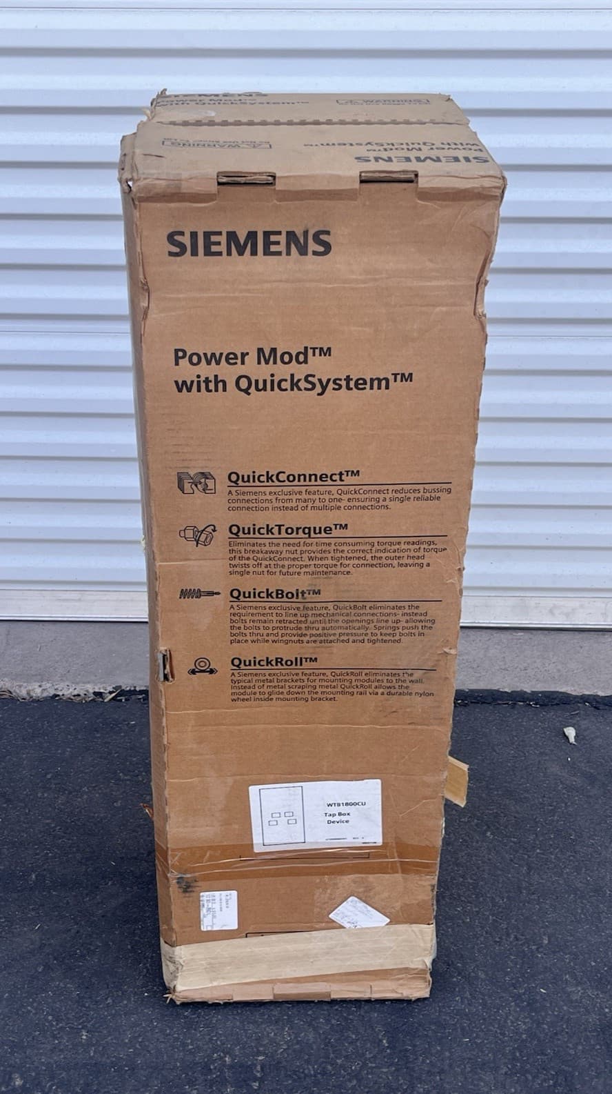 Siemens WTB1800CU Tap Box Module 800 Amp Single Phase Power Mod *NEW IN BOX*
