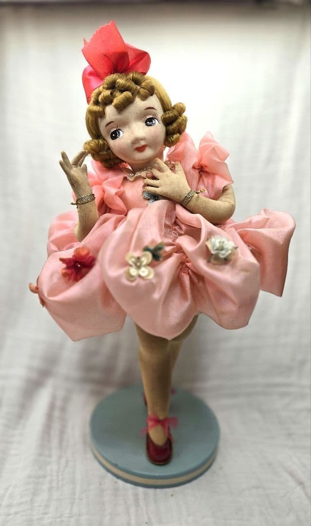 Vintage Mitsukoshi Japanese Doll, Chubby Legs, Pose Doll, Antique Showa Era