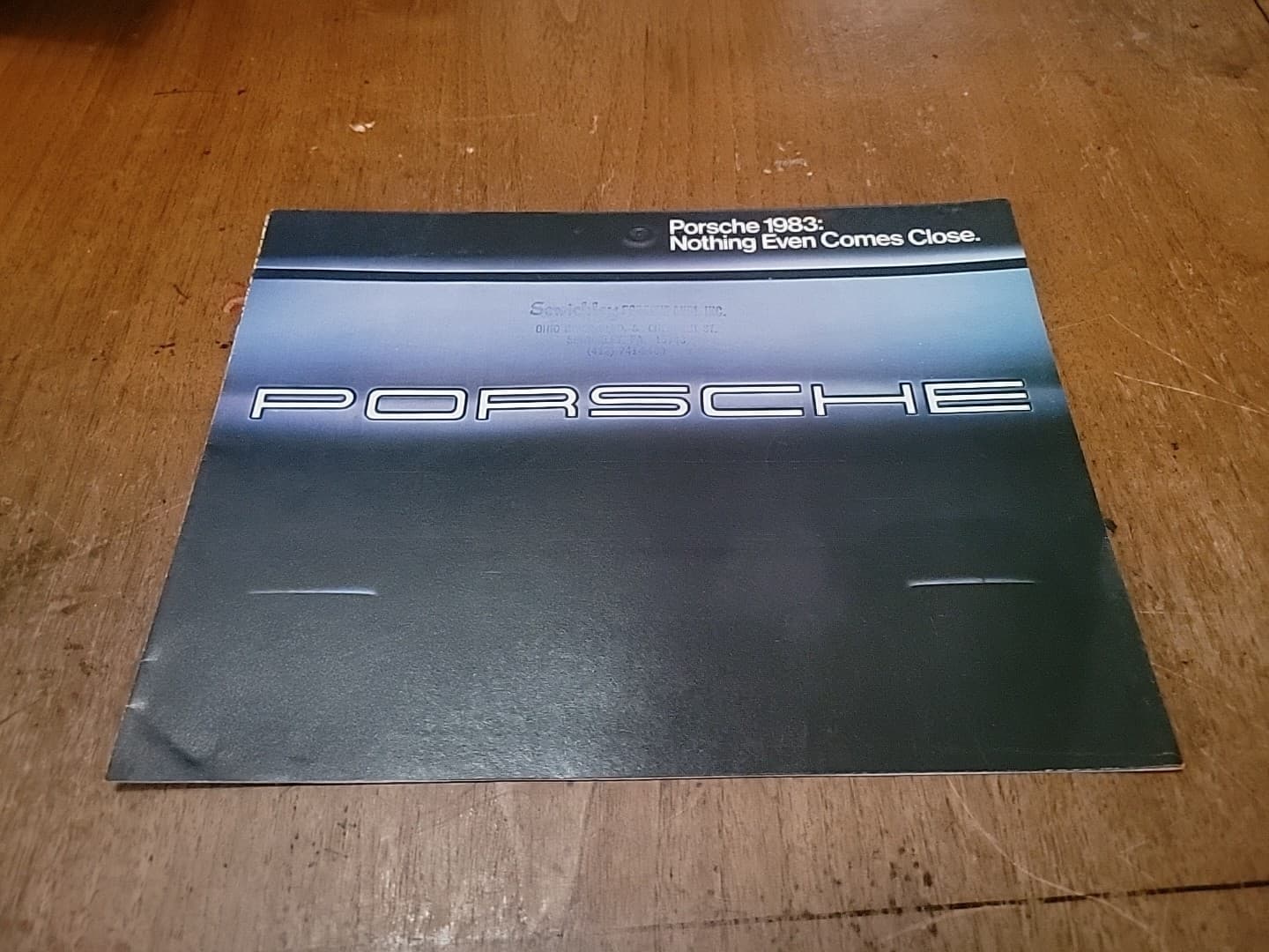 1983 Porsche Audi Brochure 911SC 928S 944 4000 5000S Quattro Fold Out. Original