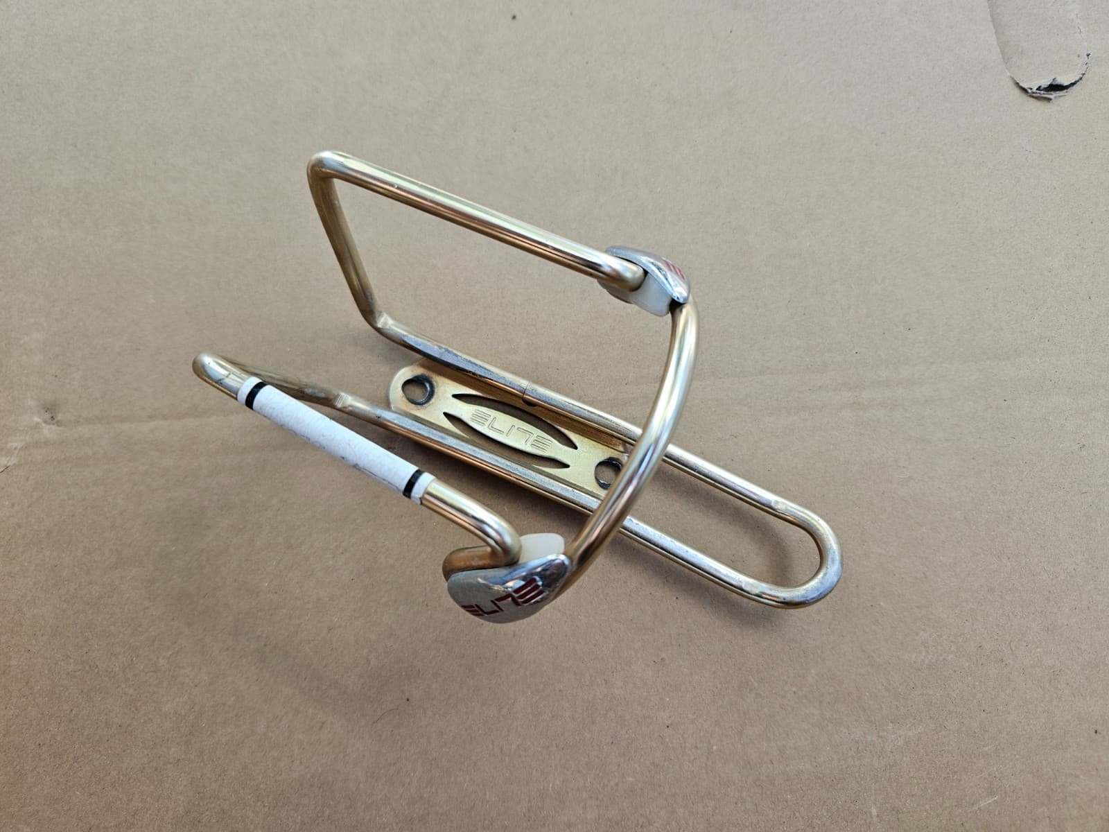 Vintage(?) Elite Gel Aluminum Bottle Cage Road Mountain Bike Bronze