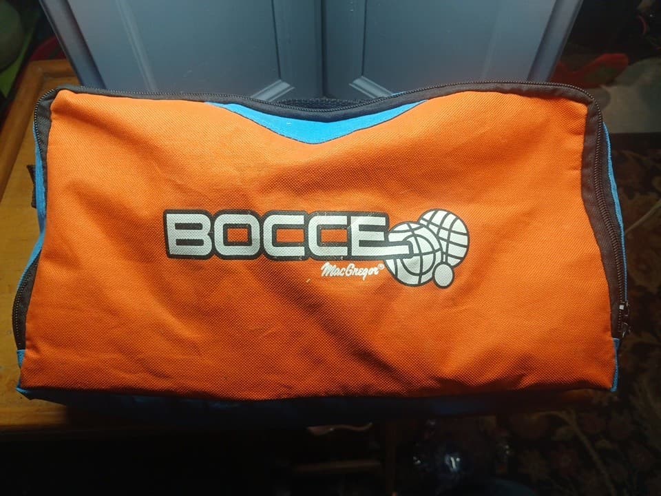 New Macgregor Complete Bocce Ball Set 9 Solid Molded Reg Balls Case Instructions