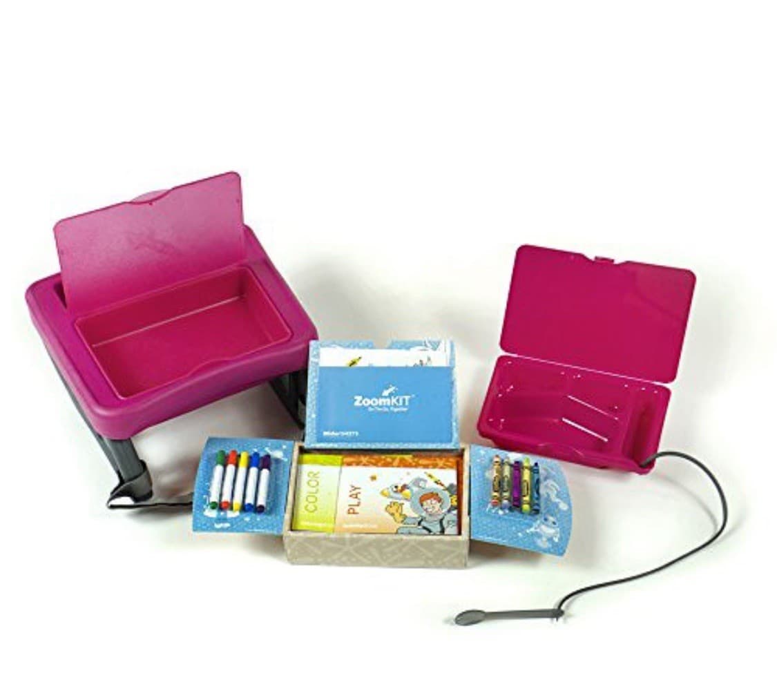 ZoomKIT Complete Travel Table & Activity System – New Sealed – Pink