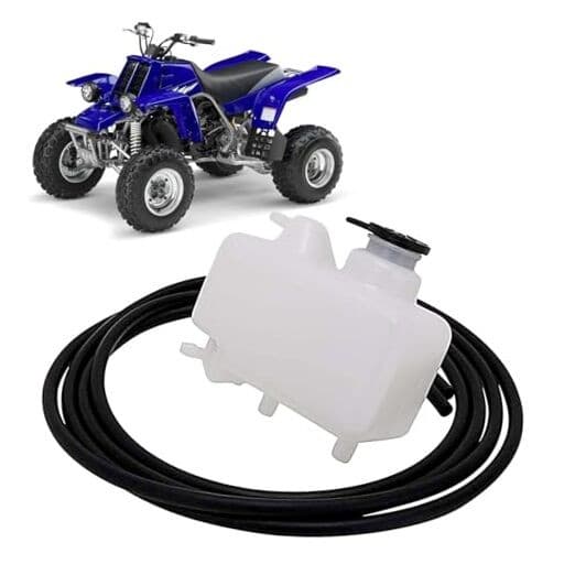 ATV Coolant Reservoir Tank with Radiator Hose for Banshee YFZ 350 1987-2006,