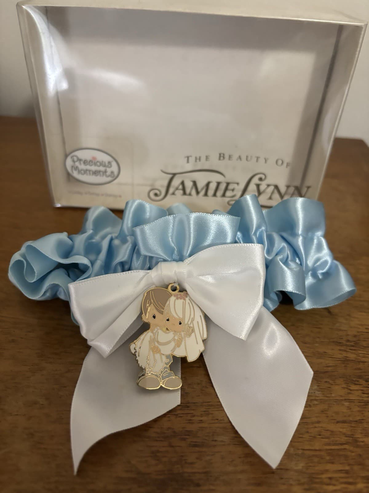 Precious Moments Garter Blue 2002 