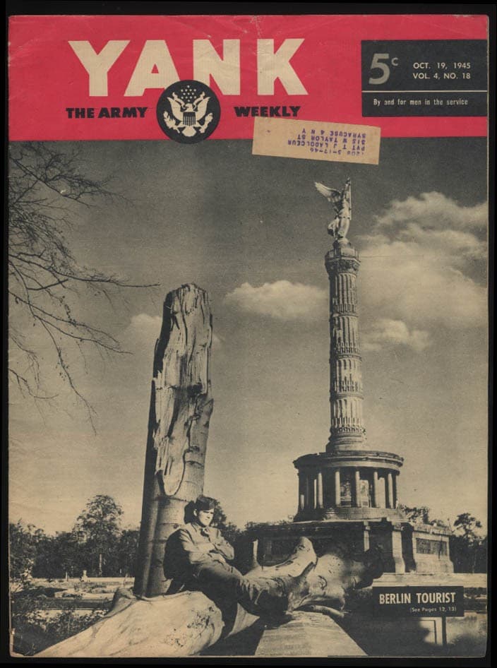 YANK 10/19 1945 Margaret Mitchell Tojo Tries Suicide Daun Kennedy Ray McKinley