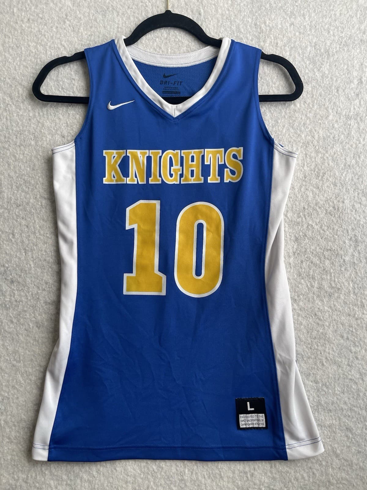 Nike Knights Hyperelite Basketball Jersey #10 Large Officially Licensed New