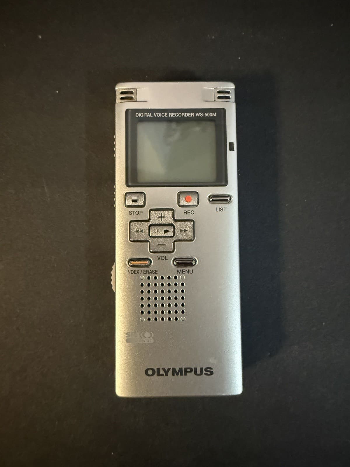 Olympus SRS WOW XT Handheld Digital Voice Recorder Works Battery Operated WS-500