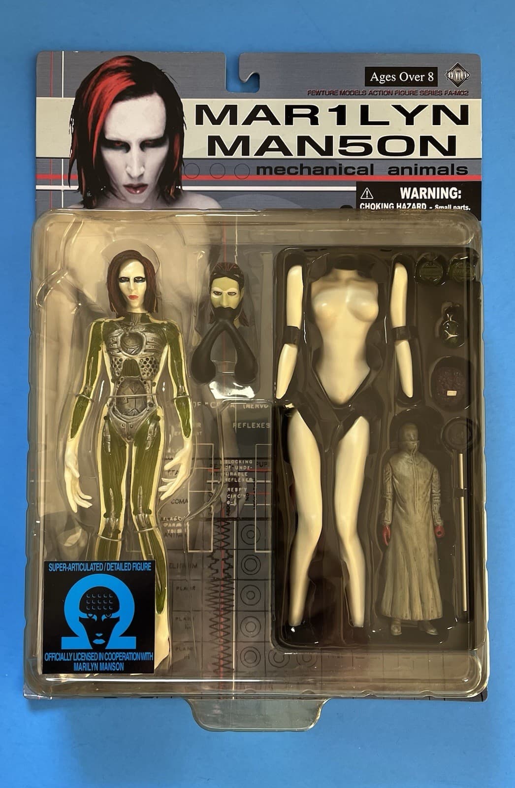 MARILYN MANSON Mechanical Animals Action Figure Fewture/Art Storm very good cond