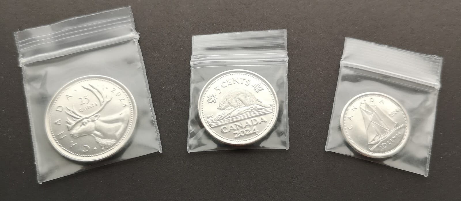 ***CANADA 2024 COINS LOT *** FIRST STRIKE MINT ROLLS *** KING CHARLES ***