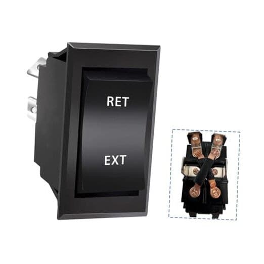 Trailer Power Jack Switch 87570 226023, Compatible with LCI Lippert Recpro F2C