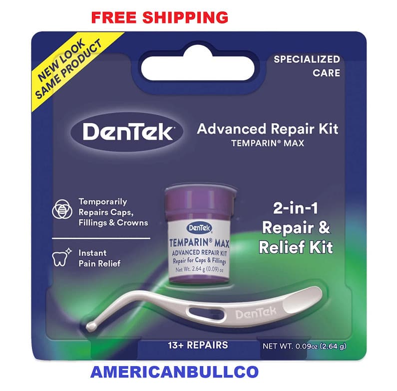 Dentek Temparin Max Advanced Dental Repair Kit, 13+ Repairs - Free Shipping