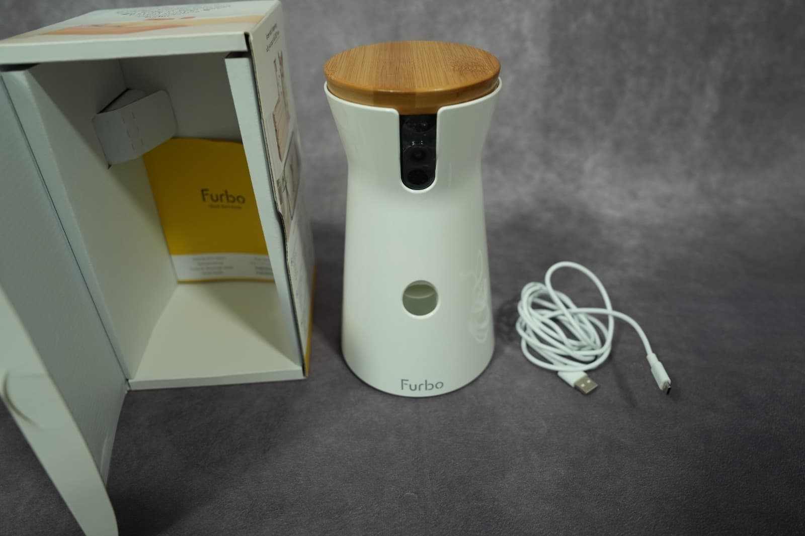 Furbo 360 Dog Camera HD Video Treat Toss 2 Way Audio No Subscription Required