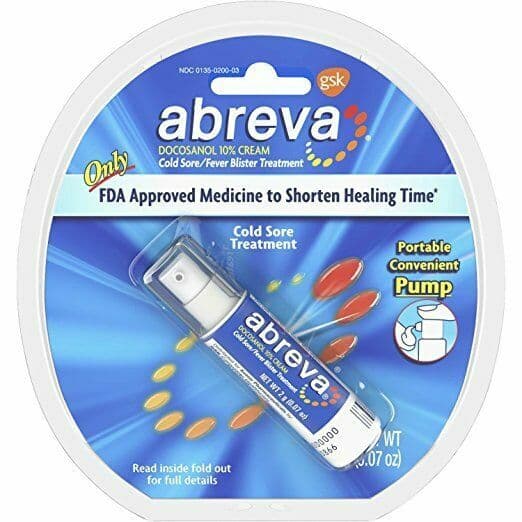 Abreva Cold Sore Fever Blister Treatment Pump 2g (.07 Oz)