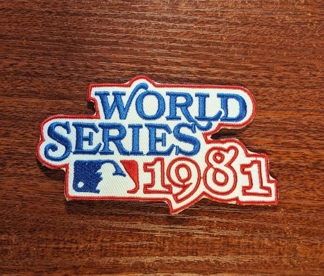 World Series Baseball 1981 2x4" LA Dodgers MLB Classic Embroidered Iron On Patch