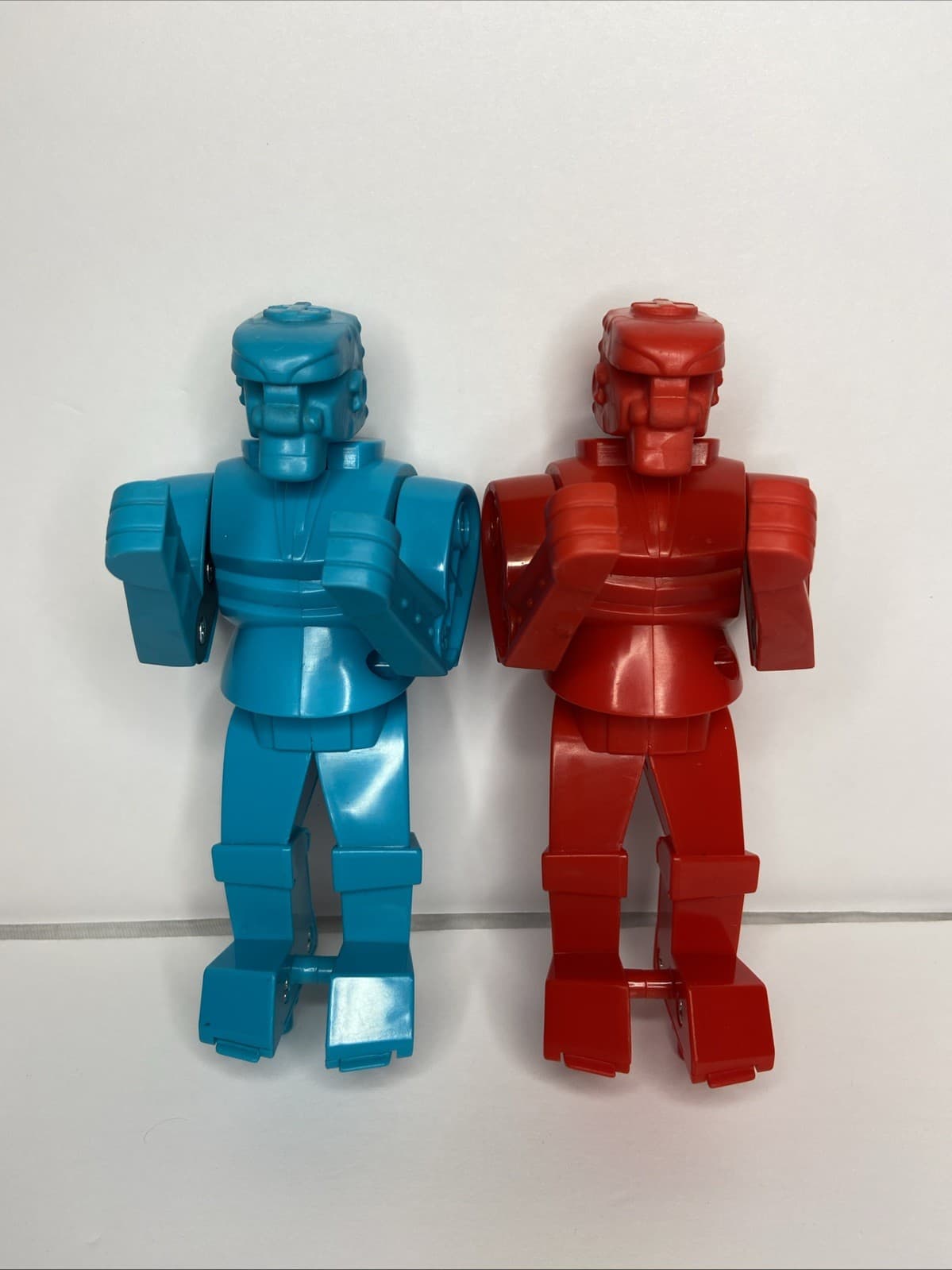 Marx Vintage Rock'em Sock'em Robots 1973 Blue Bomber Red Rocker