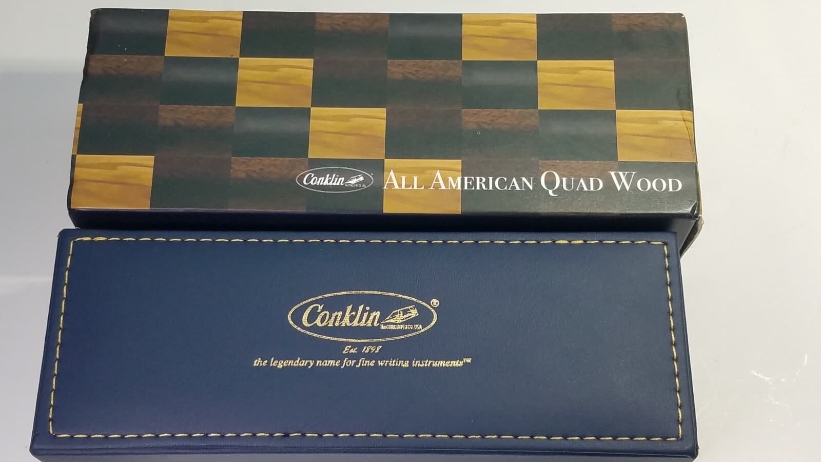 Conklin All American Limited Ed. Quad Wood Fountain Pen, Xtra Fine Point 377/898