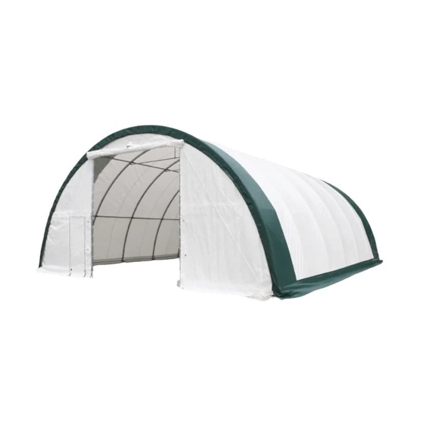 W30'xL85'xH15' ingle Truss Arch Storage Shelter 11OZ PE Canvas Building Shelter