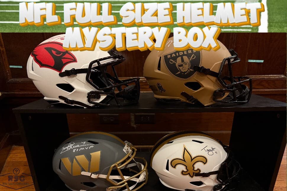 1x NFL Autographed Full-Size Helmet Box Mystery