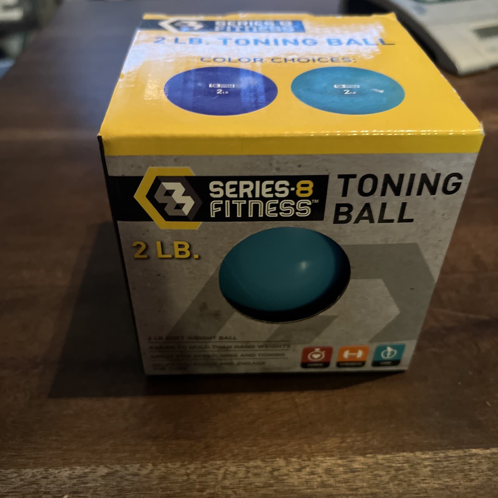 Series 8 Fitness 2 lb Toning Ball Green Exercise Workout New In Box Strengthen