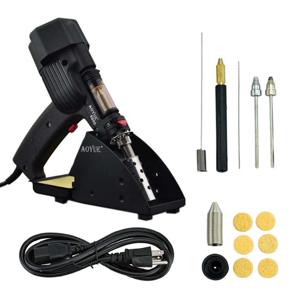 Aoyue 8800 Self Contained Desoldering Gun with Internal Vacuum Pump and Carry...