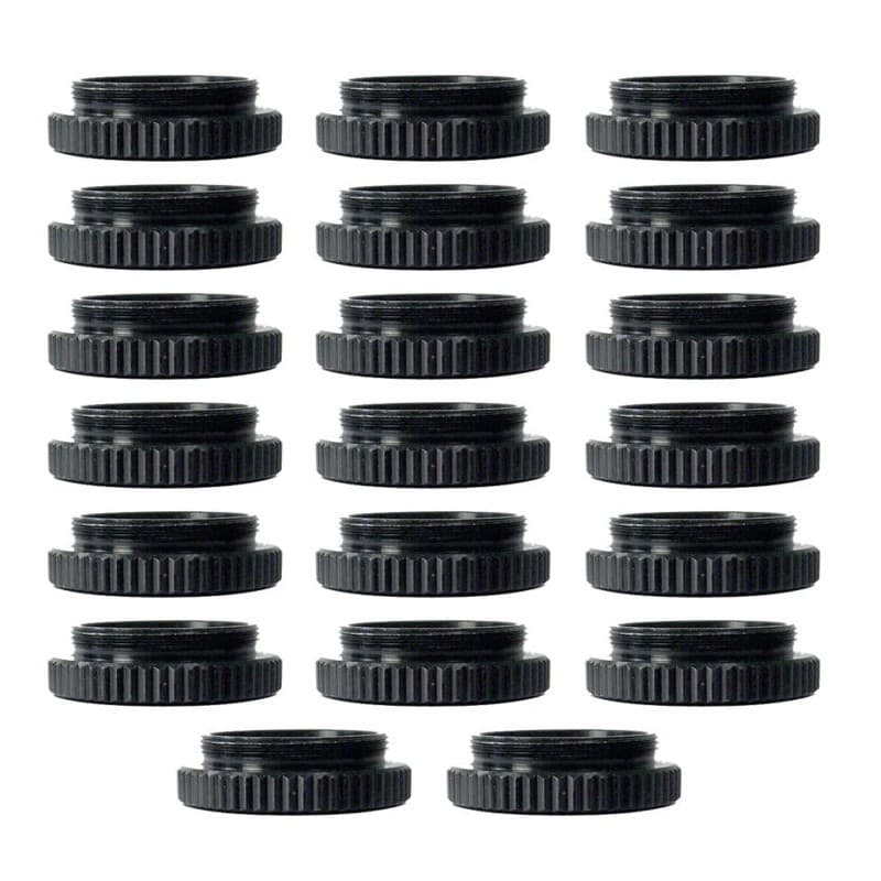 20 x C to CS Mount Lens Aliminum Adapter Convertor Black Extention Ring