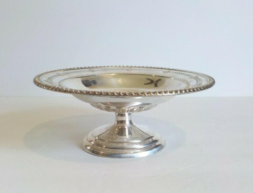Birks Canadian Sterling Silver Reticulated 7.5" Compote, 218 grams
