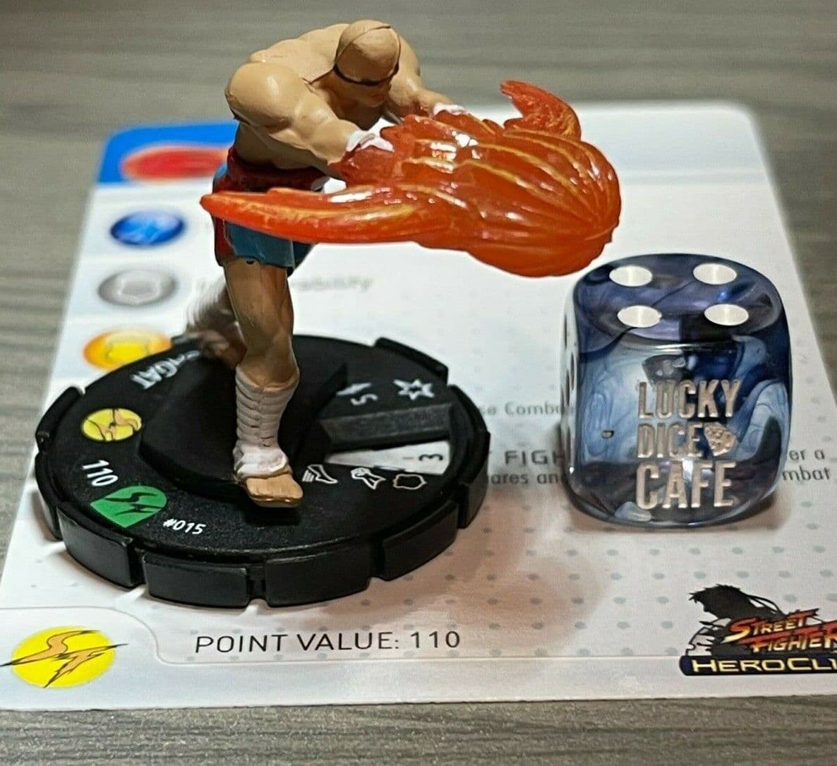 Heroclix Street Fighter 015 Sagat Uncommon