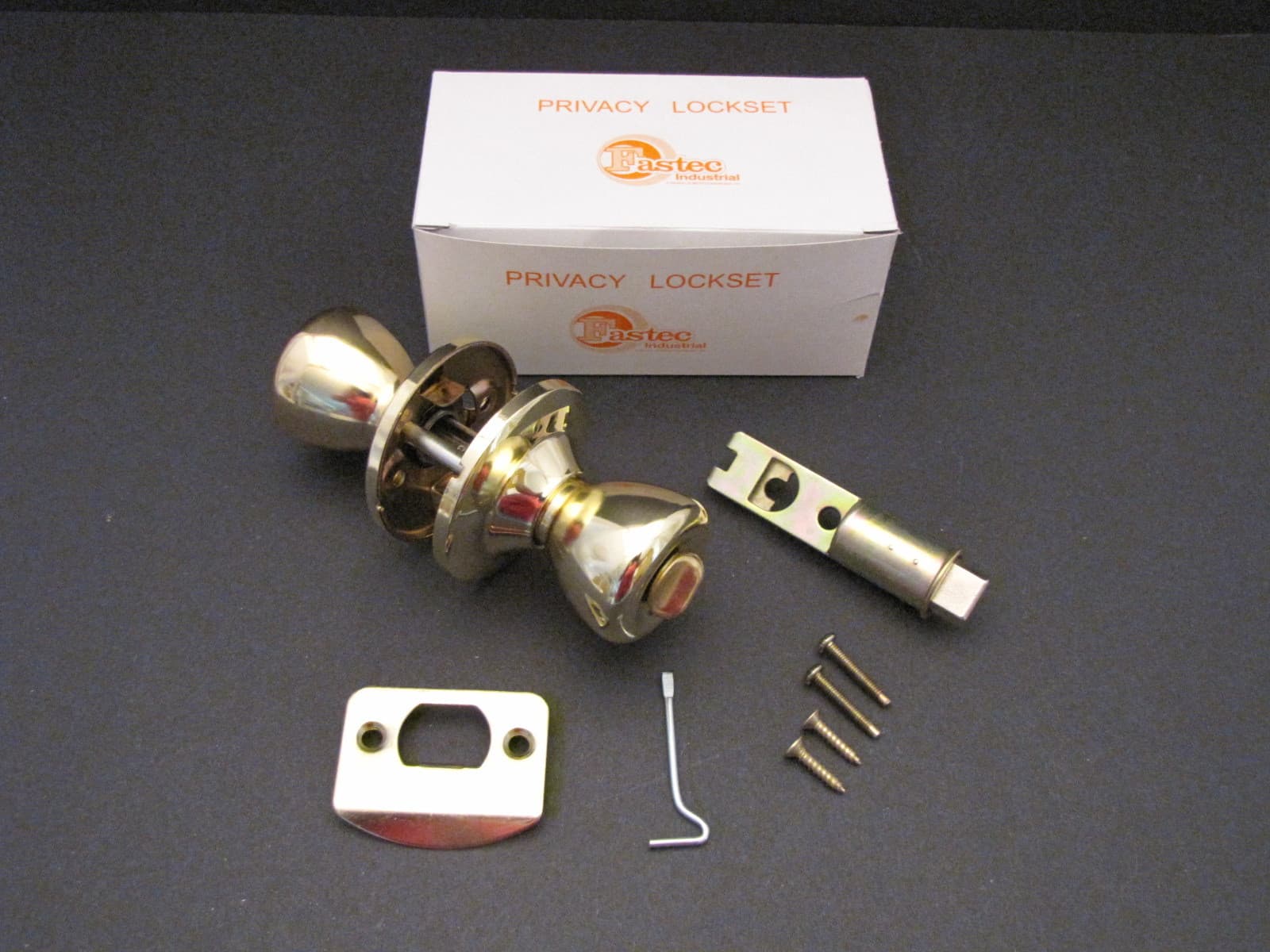 Mobile Home Door Knob Interior Privacy Locking Polished Brass