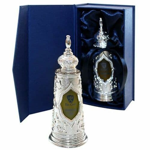 Silver Torah Scroll 'Light of Jerusalem' Anointing Oil from Israel - 27 ml.