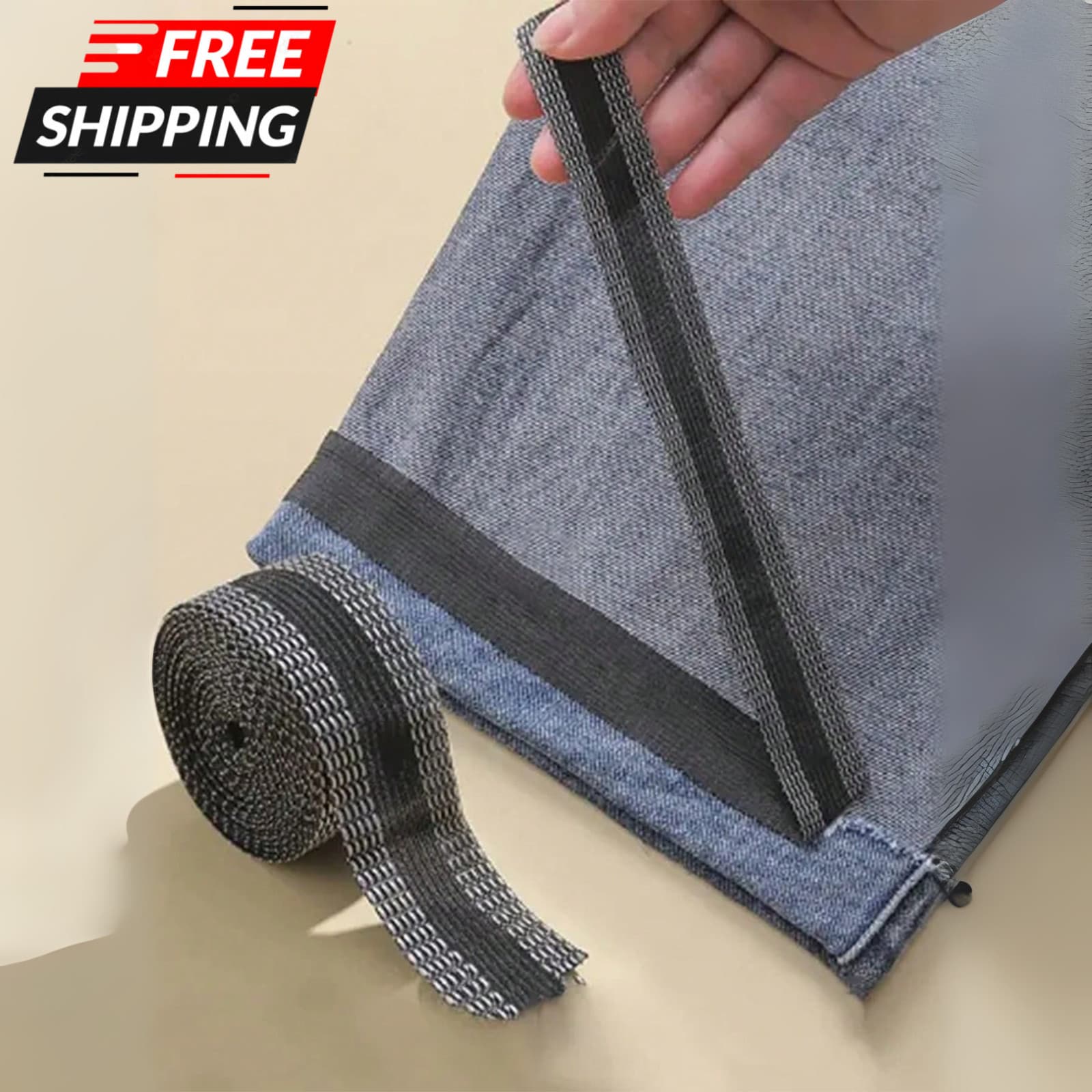 Iron-On Hemming Tape – Self-Adhesive Fabric Fusing Tape for Clothing Repair Tape