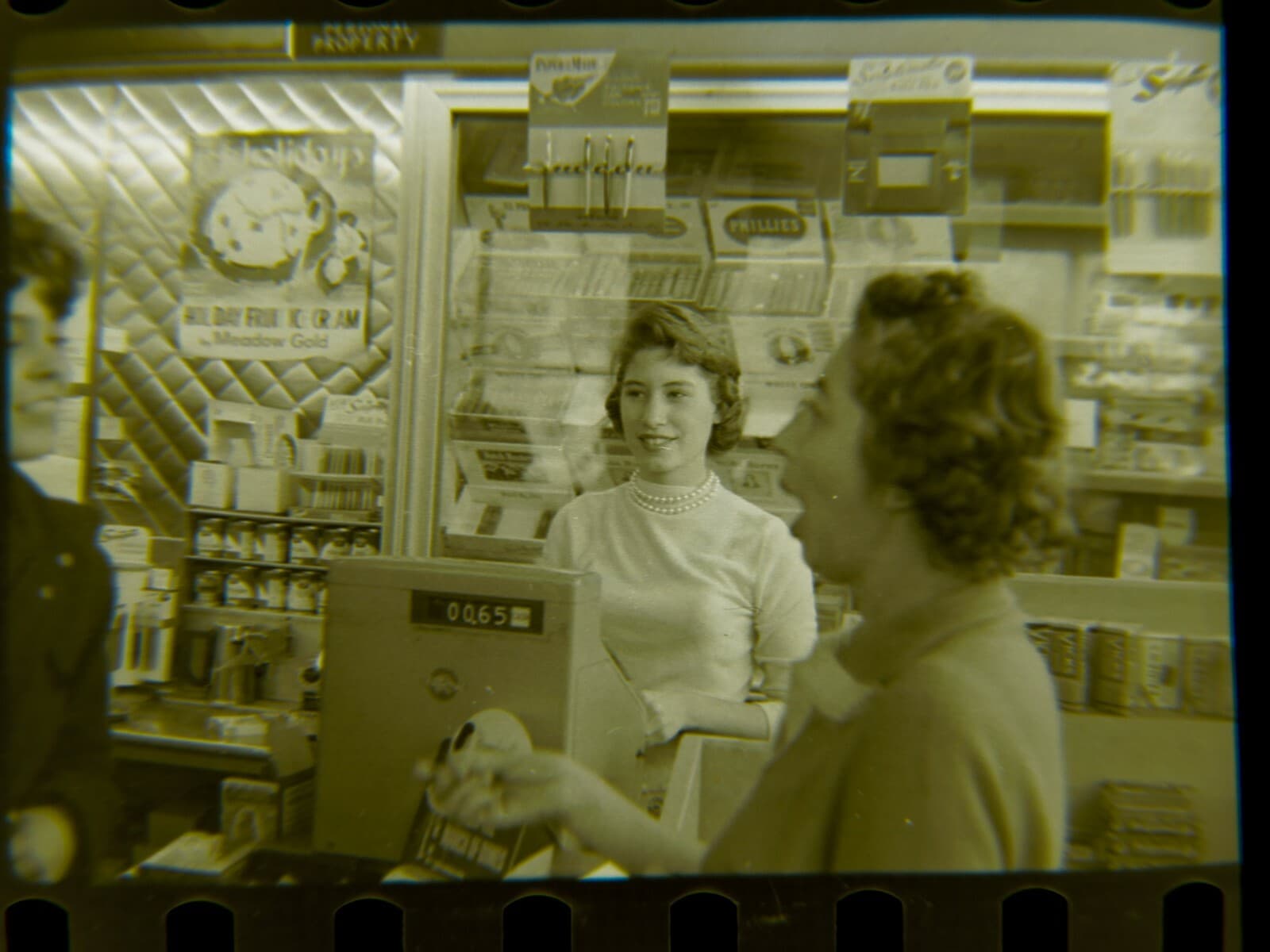 Orig 1955 Amityville High School Faust Campus Nook Long Island NY Photo Negative