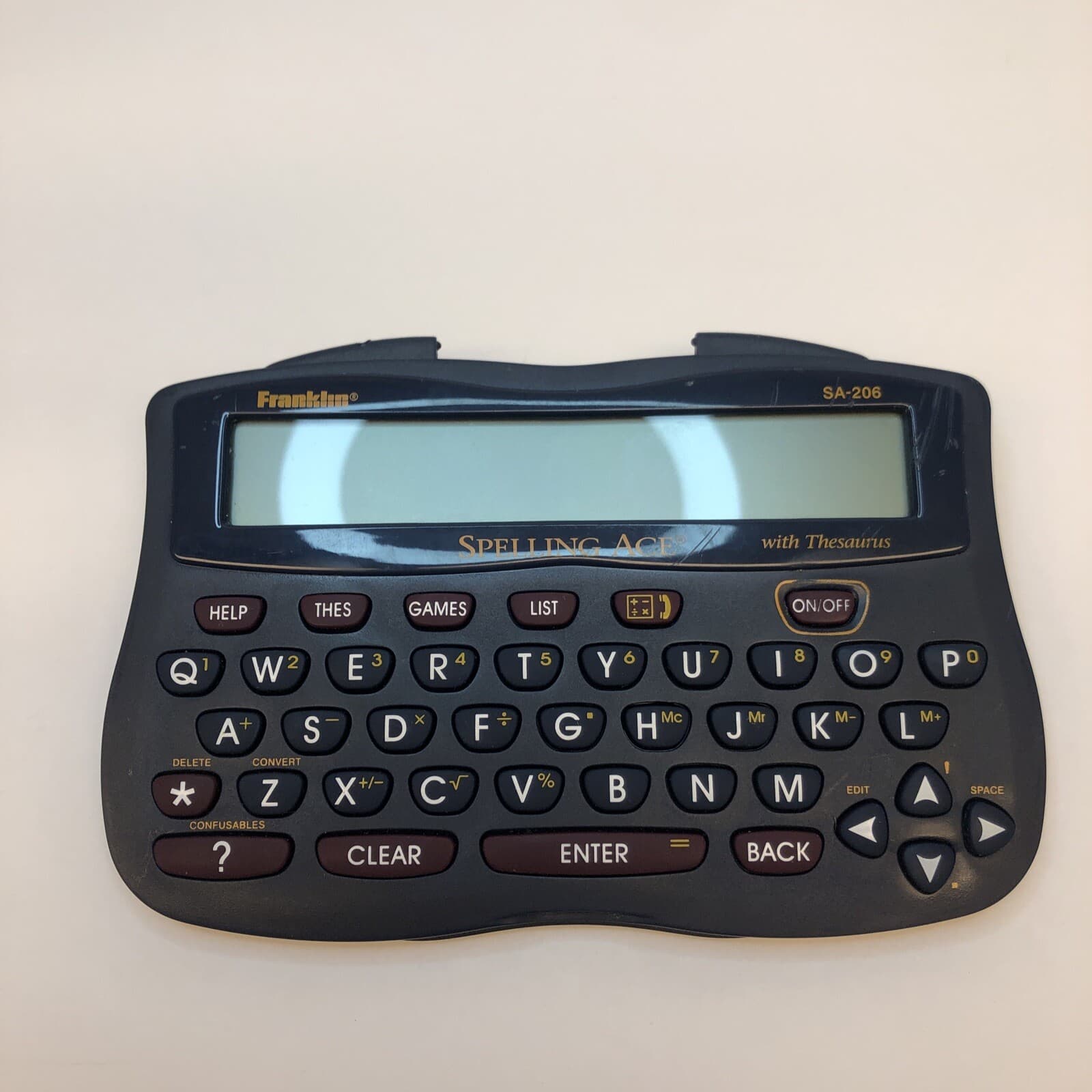 Franklin Spelling Ace SA-206Plus Electronic Spelling Missing Cover Works Great