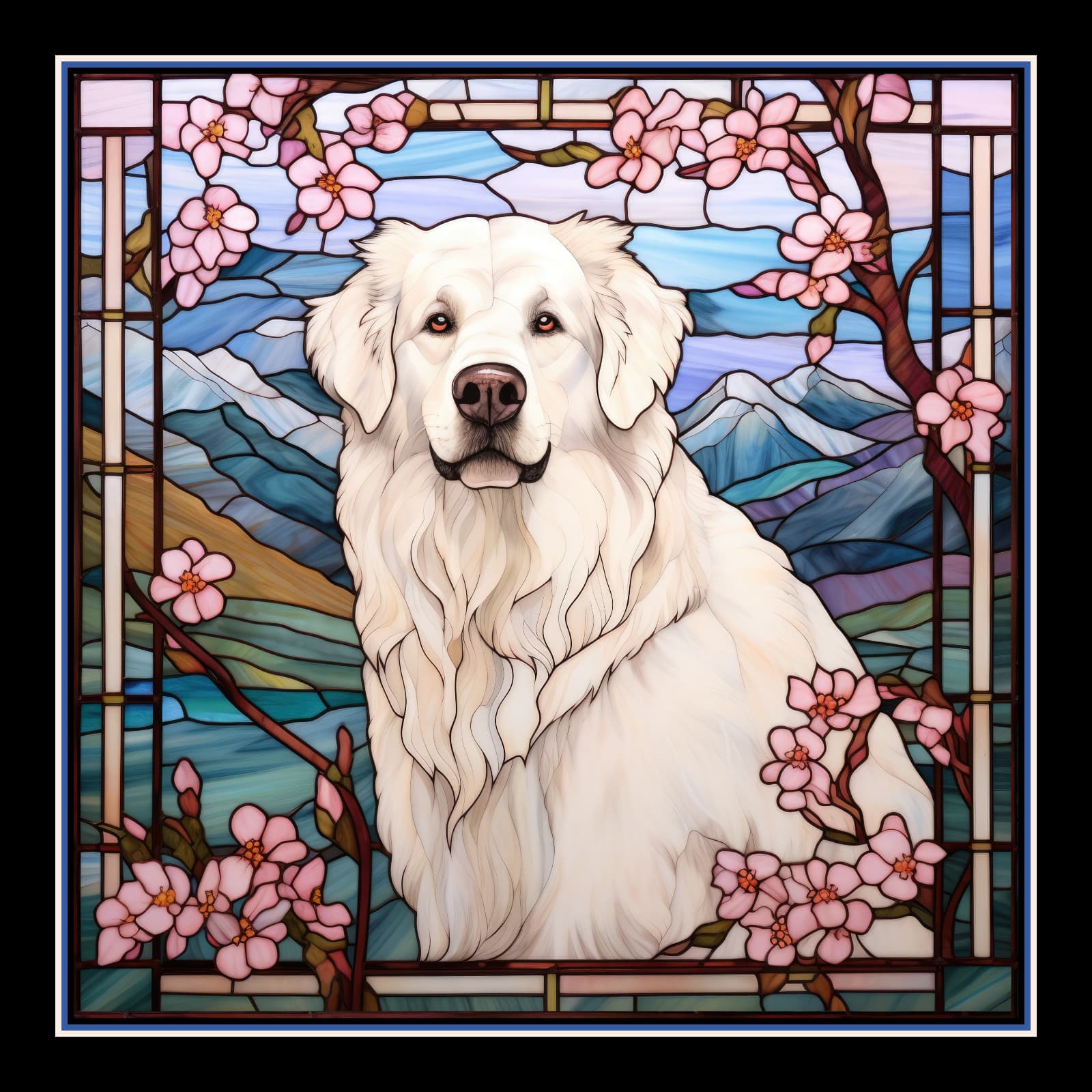 Great Pyrenees Dog Large Refrigerator Magnet