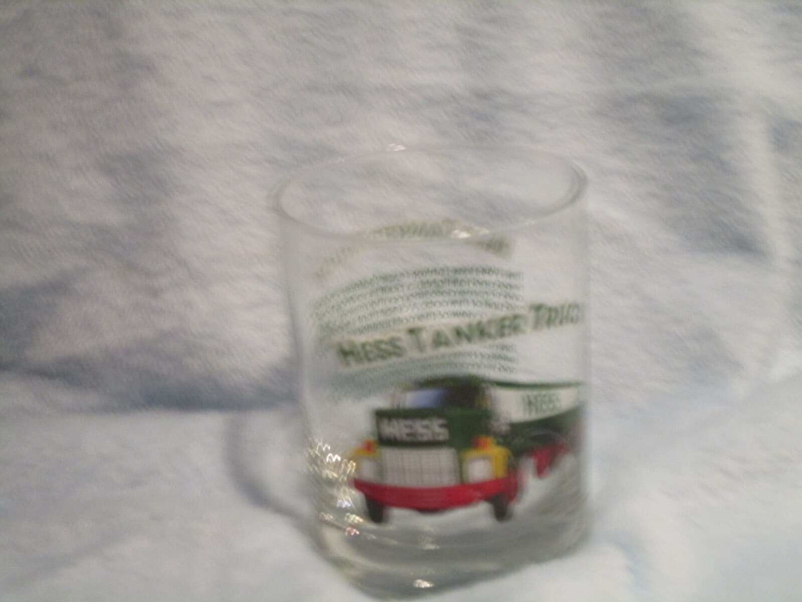 Hess Tanker Truck Cocktail Glass