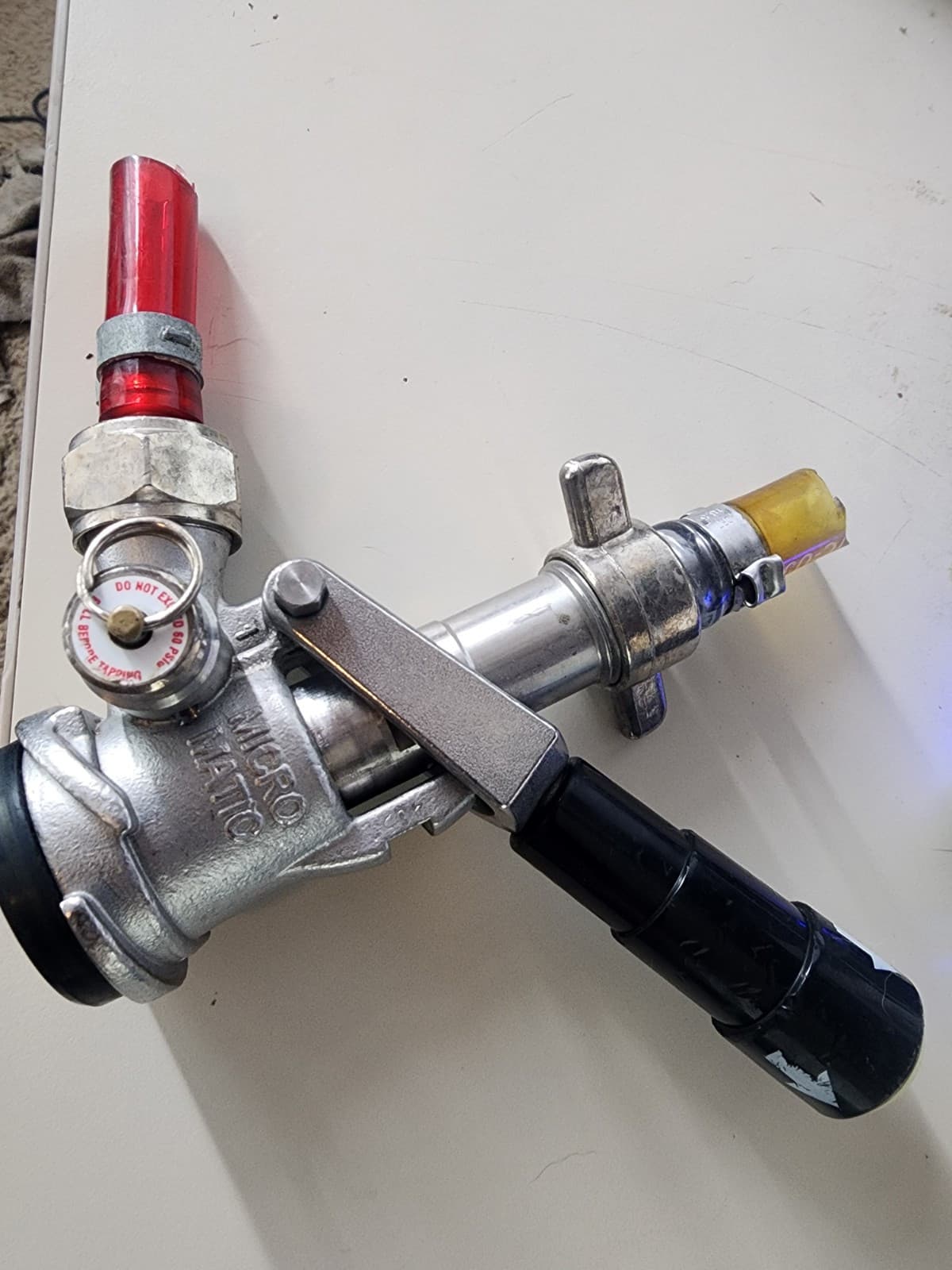 Micro Matic Brand S System Draft Beer Keg Tap Coupler