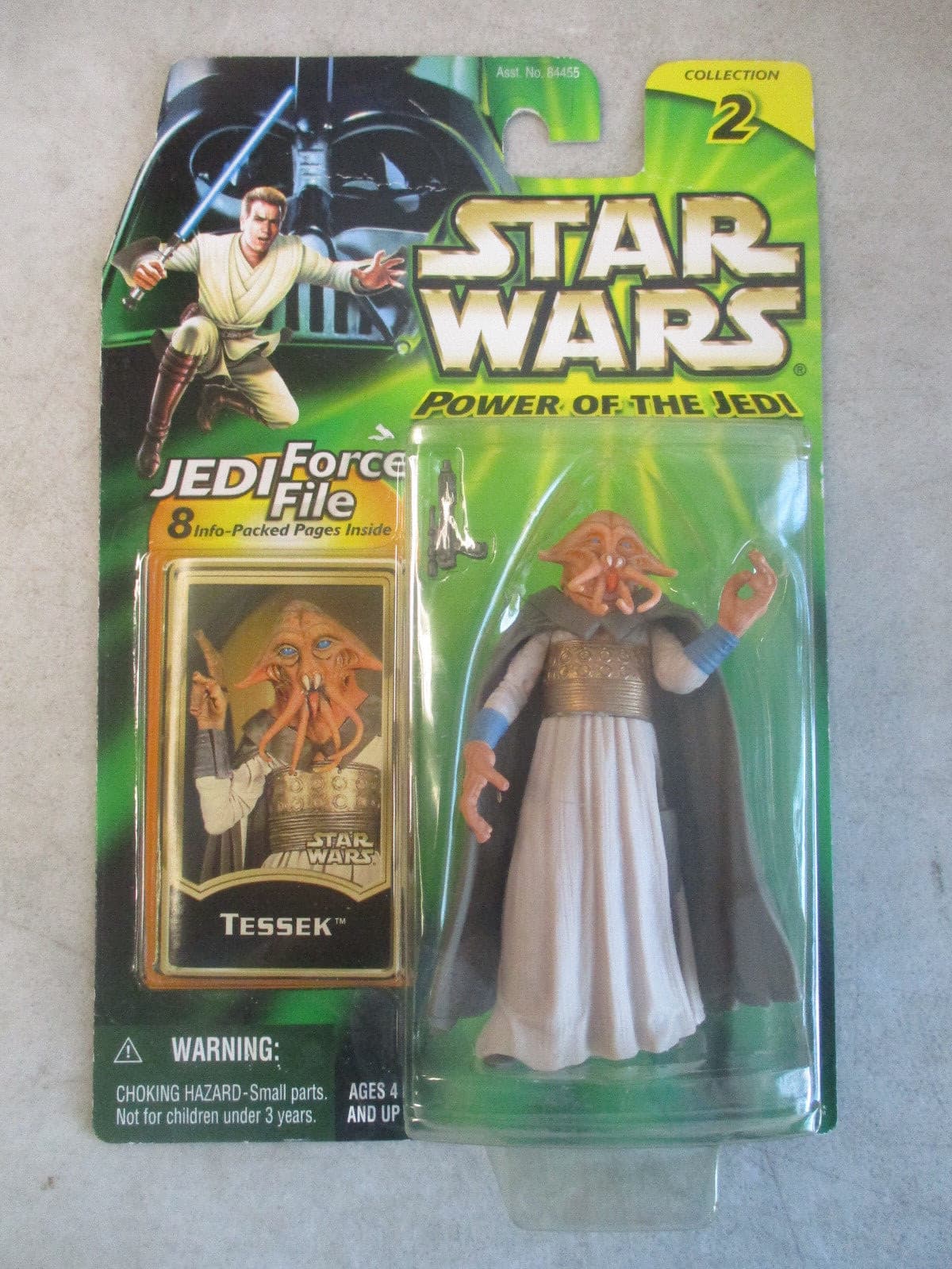 MOC 2000 STAR WARS POWER OF THE JEDI TESSEK 3.75" FIGURE