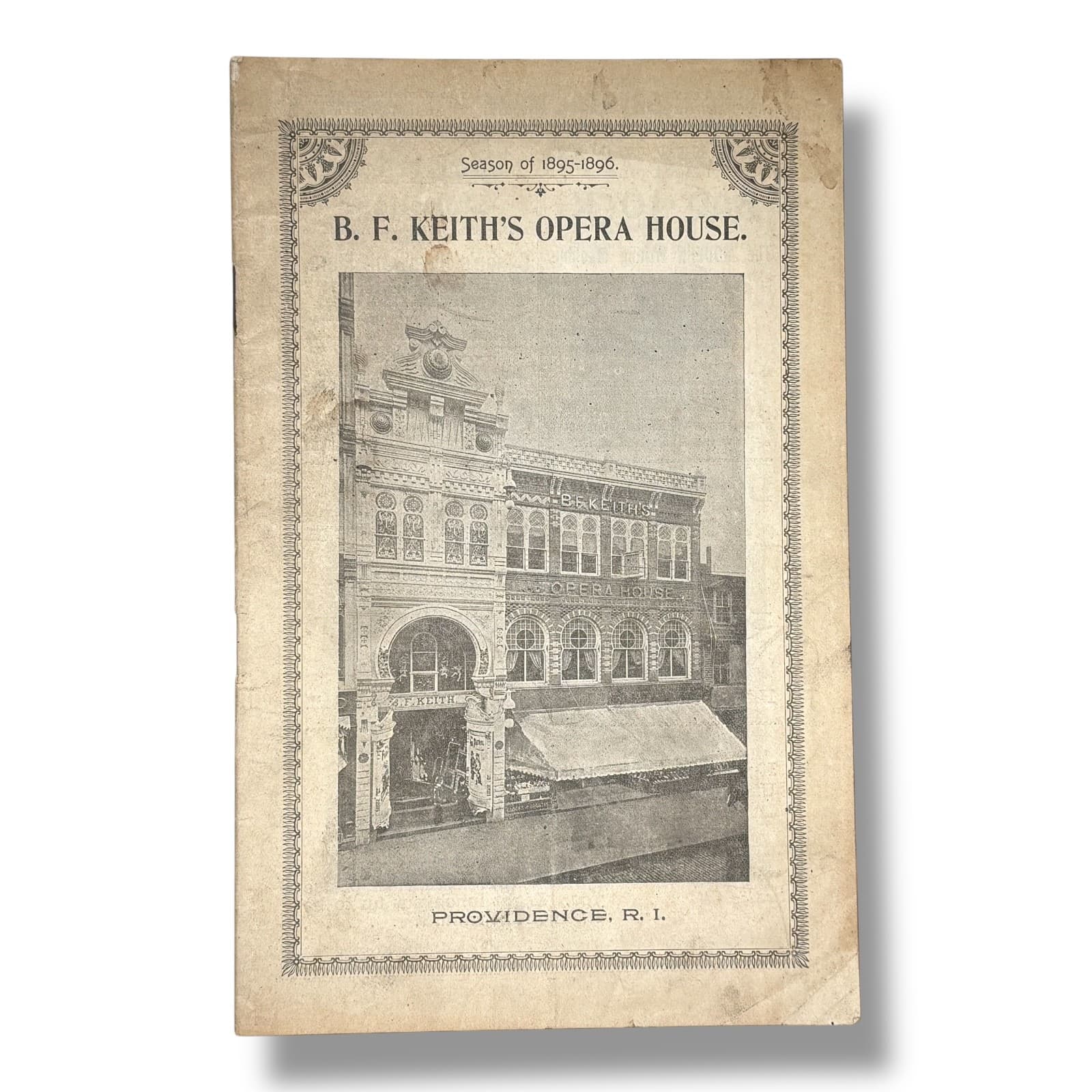 1895 Providence RI B.F. Keith’s Opera House Theatre Program 20th Century Girl