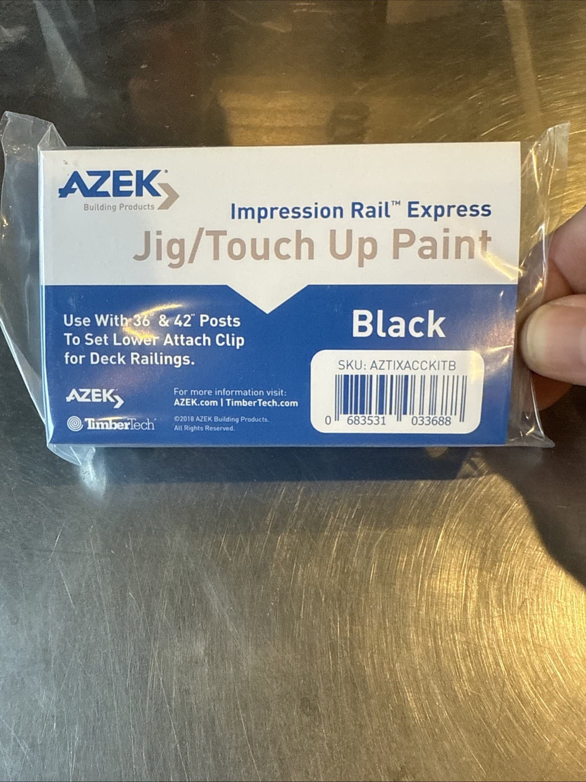 Timbertech/Azek Jig/touch Up Paint- Black