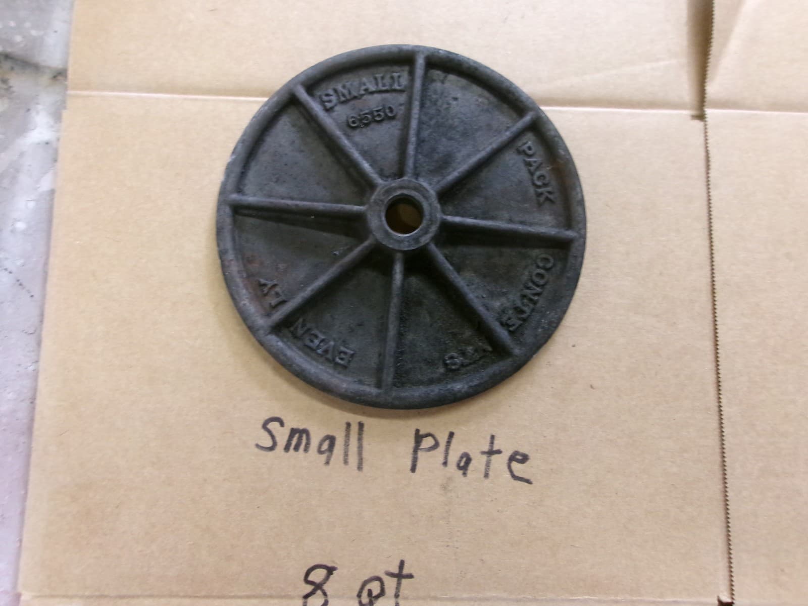 ENTERPRISE 6/8 QT SMALL PLATE 6550 SAUSAGE STUFFER WINE FRUIT DUCK PRESS