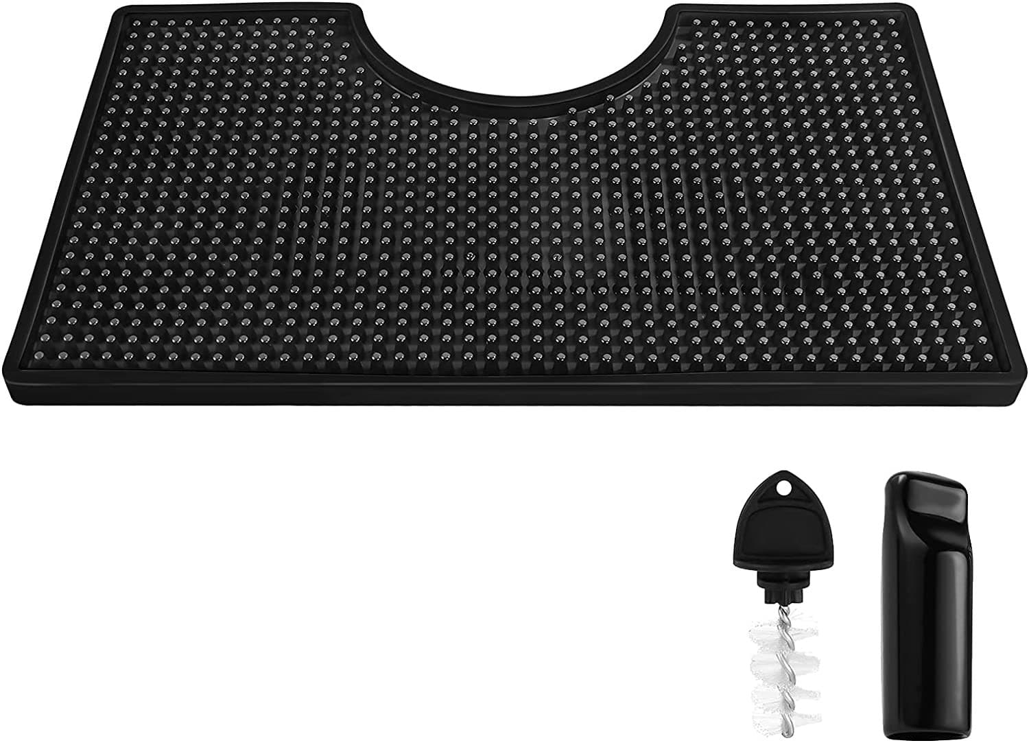Beer Drip Tray, Non-Slip PVC Kegerator Surface Mount Drip Tray Mat, Beverage Bar