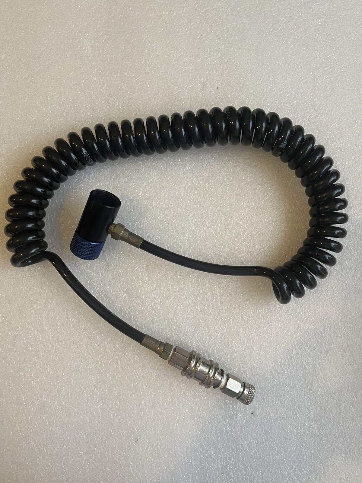 PMI Perfect Paintball Air Tank Coil Hose Quick Disconnect Remote