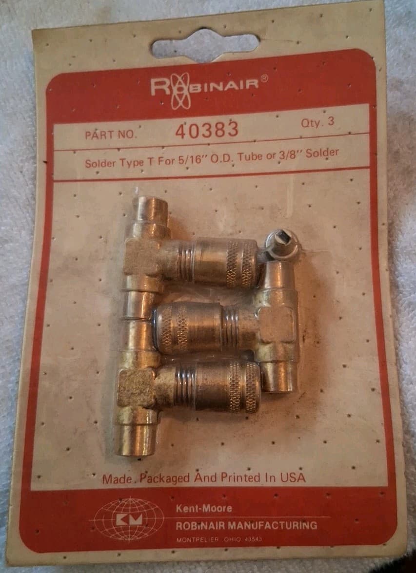 Robinair 40383 Solder type T For 5/16 in. OD tube or 3/8 solder